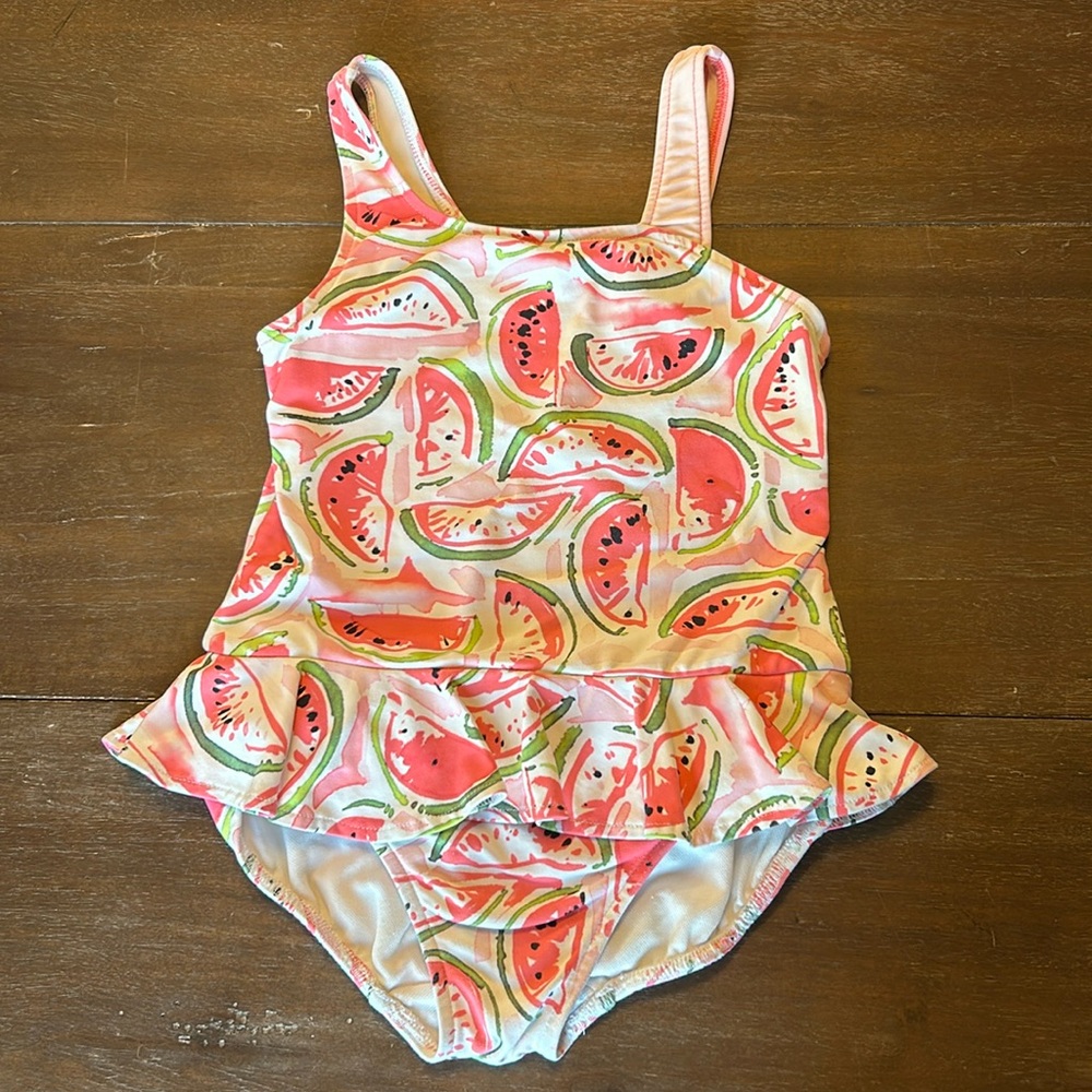 Florence Eiseman Pink Watermelons One-Piece Swimsuit